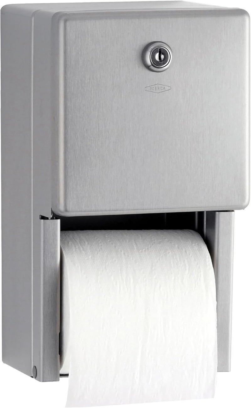 BOBRICK 2888 ClassicSeries Stainless Steel Surface-Mounted Multi-Roll Toilet Tissue Dispenser - Image 1
